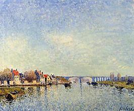 Alfred Sisley 0091法國(guó)畫家阿爾弗雷德西斯萊Alfred Sisley印象派風(fēng)景自然油畫裝飾畫