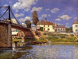 Alfred Sisley 0105法國畫家阿爾弗雷德西斯萊Alfred Sisley印象派風(fēng)景自然油畫裝飾畫
