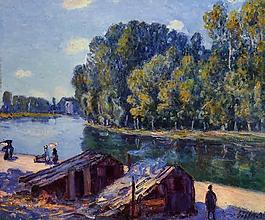Alfred Sisley 0108法國畫家阿爾弗雷德西斯萊Alfred Sisley印象派風(fēng)景自然油畫裝飾畫