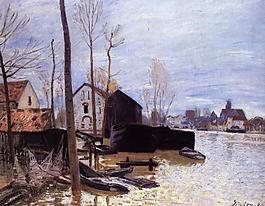 Alfred Sisley 0127法國(guó)畫(huà)家阿爾弗雷德西斯萊Alfred Sisley印象派風(fēng)景自然油畫(huà)裝飾畫(huà)