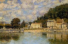 Alfred Sisley 0136法國畫家阿爾弗雷德西斯萊Alfred Sisley印象派風(fēng)景自然油畫裝飾畫