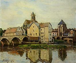 Alfred Sisley 0151法國(guó)畫(huà)家阿爾弗雷德西斯萊Alfred Sisley印象派風(fēng)景自然油畫(huà)裝飾畫(huà)