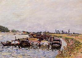 Alfred Sisley 0174法國(guó)畫(huà)家阿爾弗雷德西斯萊Alfred Sisley印象派風(fēng)景自然油畫(huà)裝飾畫(huà)