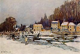 Alfred Sisley 0203法國(guó)畫(huà)家阿爾弗雷德西斯萊Alfred Sisley印象派風(fēng)景自然油畫(huà)裝飾畫(huà)