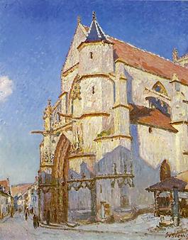Alfred Sisley 0210法国画家阿尔弗雷德西斯莱Alfred Sisley印象派风景自然油画装饰画