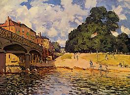 Alfred Sisley 0218法國(guó)畫家阿爾弗雷德西斯萊Alfred Sisley印象派風(fēng)景自然油畫裝飾畫