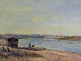 Alfred Sisley 0223法国画家阿尔弗雷德西斯莱Alfred Sisley印象派风景自然油画装饰画