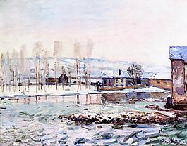 Alfred Sisley 0231法國畫家阿爾弗雷德西斯萊Alfred Sisley印象派風(fēng)景自然油畫裝飾畫