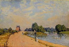 Alfred Sisley 0239法國畫家阿爾弗雷德西斯萊Alfred Sisley印象派風景自然油畫裝飾畫