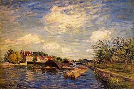 Alfred Sisley 0251法國畫家阿爾弗雷德西斯萊Alfred Sisley印象派風景自然油畫裝飾畫