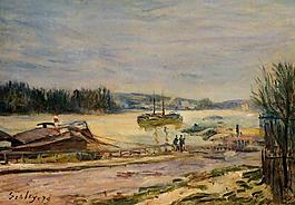Alfred Sisley 0255法國(guó)畫(huà)家阿爾弗雷德西斯萊Alfred Sisley印象派風(fēng)景自然油畫(huà)裝飾畫(huà)
