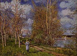 Alfred Sisley 0263法國(guó)畫(huà)家阿爾弗雷德西斯萊Alfred Sisley印象派風(fēng)景自然油畫(huà)裝飾畫(huà)