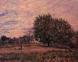 Alfred Sisley 0291法國(guó)畫(huà)家阿爾弗雷德西斯萊Alfred Sisley印象派風(fēng)景自然油畫(huà)裝飾畫(huà)
