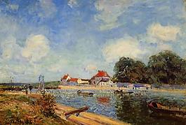 Alfred Sisley 0332法國畫家阿爾弗雷德西斯萊Alfred Sisley印象派風景自然油畫裝飾畫