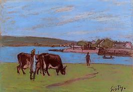 Alfred Sisley 0348法國(guó)畫家阿爾弗雷德西斯萊Alfred Sisley印象派風(fēng)景自然油畫裝飾畫