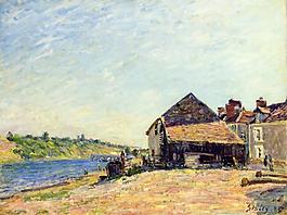 Alfred Sisley 0360法国画家阿尔弗雷德西斯莱Alfred Sisley印象派风景自然油画装饰画