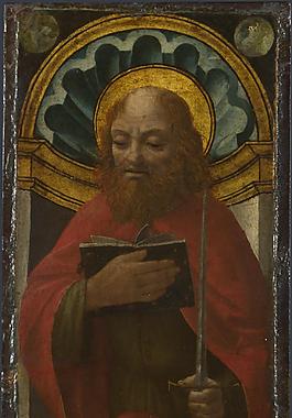 the Master of the Pala Sforzesca - Saint Paul高清西方古典人物宗教人物神話人物巴洛克藝術(shù)油畫裝飾畫