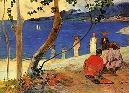 Paul Gauguin 0287法國畫家保羅高更paul gauguin后印象主義風(fēng)景人物田園自然靜物油畫裝飾畫