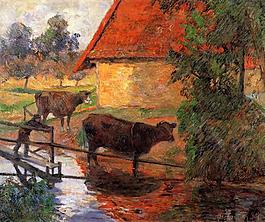 Paul Gauguin 0291法國(guó)畫(huà)家保羅高更paul gauguin后印象主義風(fēng)景人物田園自然靜物油畫(huà)裝飾畫(huà)