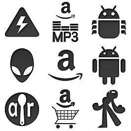 手機app應用常用圖標按鈕