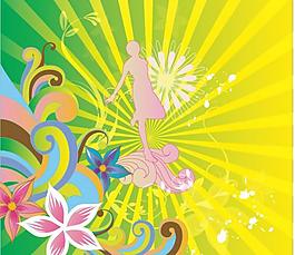 時(shí)尚花紋圖片