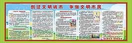 創建文明城市板報圖片