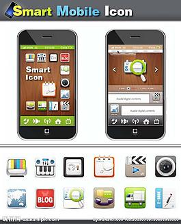 iphone手機(jī)圖標(biāo)源文件
