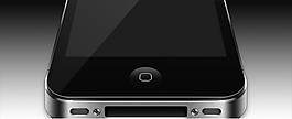 現實的iPhone PSD