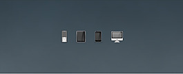 iPod，ipad，iPhone和iMac，圖標