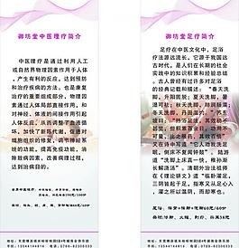 中醫(yī)按摩招貼圖片