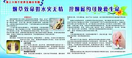 无烟日宣传栏图片