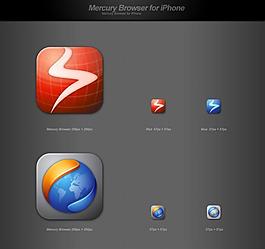 iPhone瀏覽器圖標設計欣賞 | UI設計網-專業(yè)探討ui設計_手機ui設計_手機界面設計_ui界面設計_網頁設計_ui界面設計欣賞_游戲ui設計_交互設計