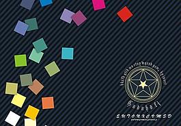 時尚壁紙印章圖片