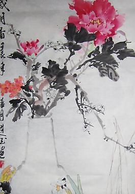 國(guó)畫牡丹圖片