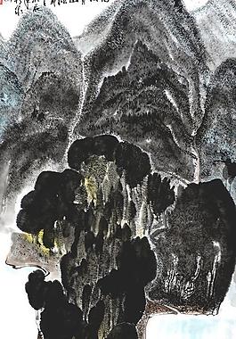 山水國畫圖片