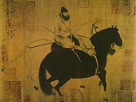 牧馬圖圖片