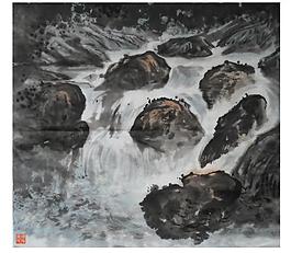 國畫山水圖片
