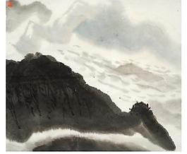 鐵山流云圖片