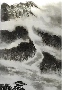 國畫山水圖片