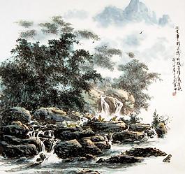 悠悠溪流圖片