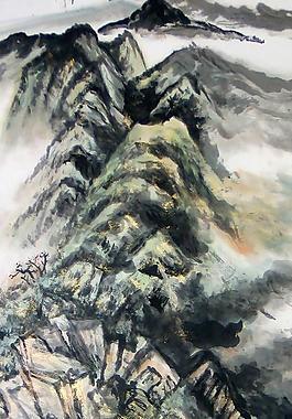 夢疊青山翠圖片