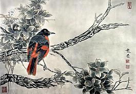 花鳥畫圖片