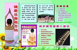 脊椎健康展板圖片