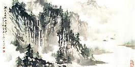 詩意山水圖片