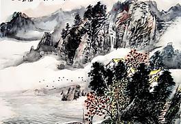 秋山無言圖片