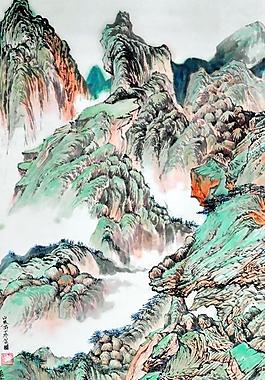 山吟圖圖片