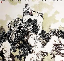 终南观云图片