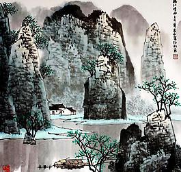 漓江晴雨圖片
