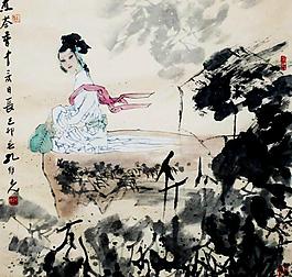 仕女圖片
