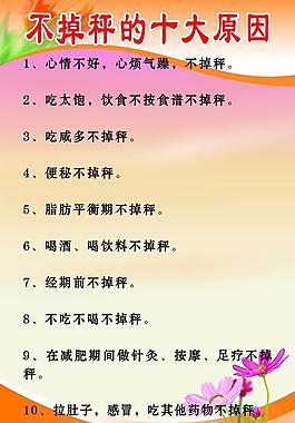 减肥 展板图片